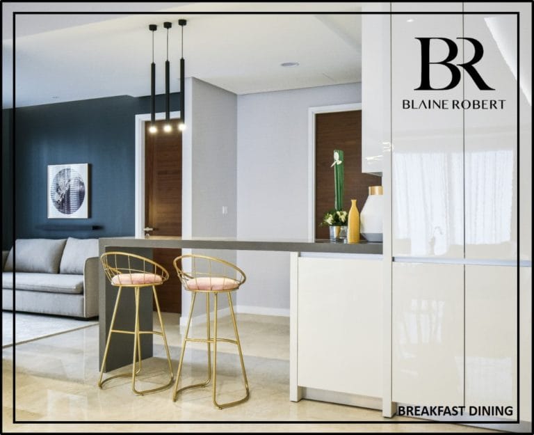 The Astaka JB Show Unit - Breakfast Area