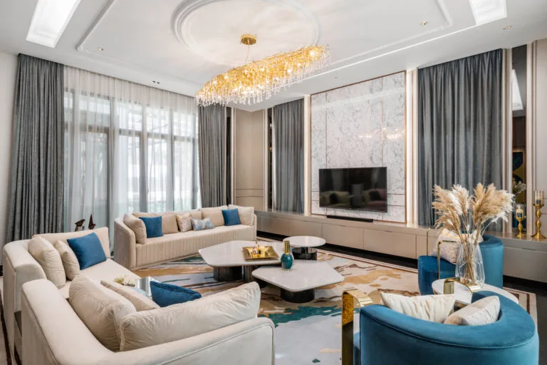 luxury interior design of bar area in bungalow glenmarie garden, kl, malaysia