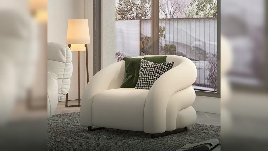 sofa chair curvy
