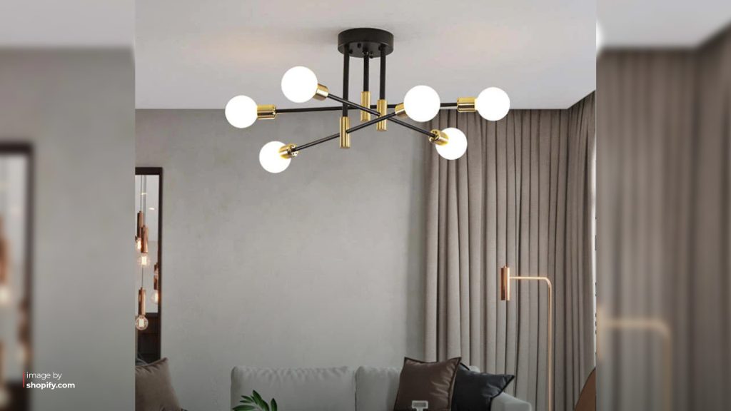 mid-modern chandelier light