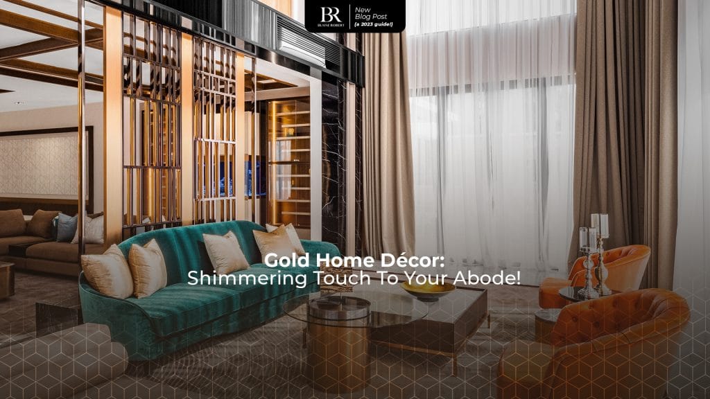 gold home décor
