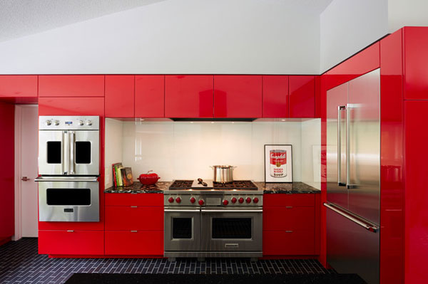 Kitchen with Bright Colors