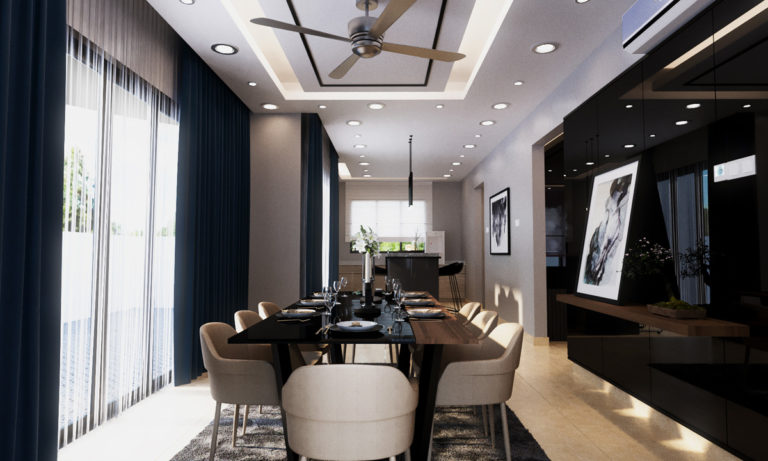 Bukit Jelutong, Double Storey House - Dining Area