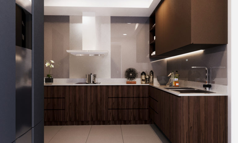Bukit Jelutong, Double Storey House - Kitchen