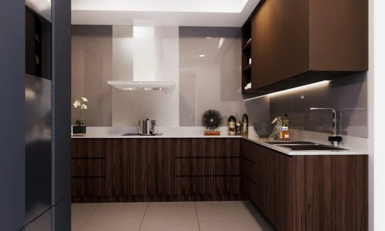 Bukit Jelutong, Double Storey House - Kitchen