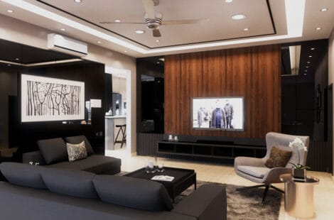 Bukit Jelutong, Double Storey House - Living Area