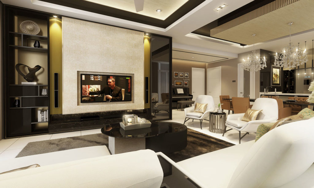 Mews, The Glades Putra Heights Living Area