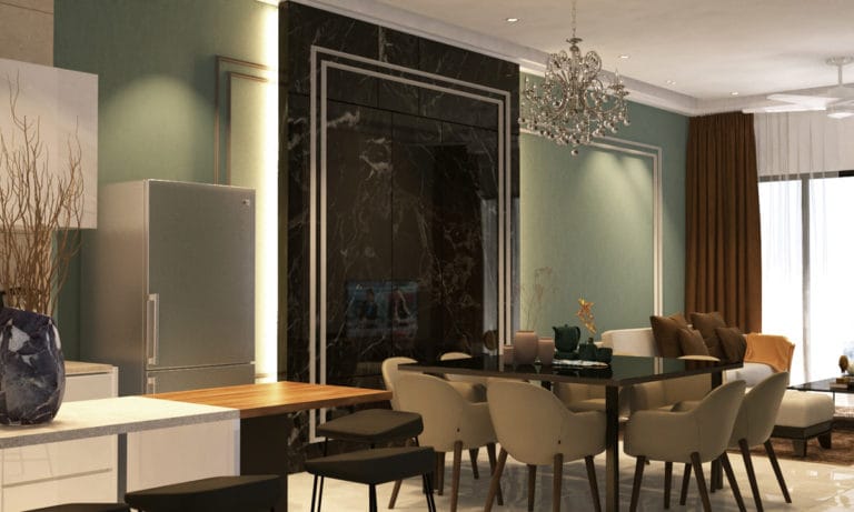 PJ Midtown, Petaling Jaya Condominium - Dining Area Closeup