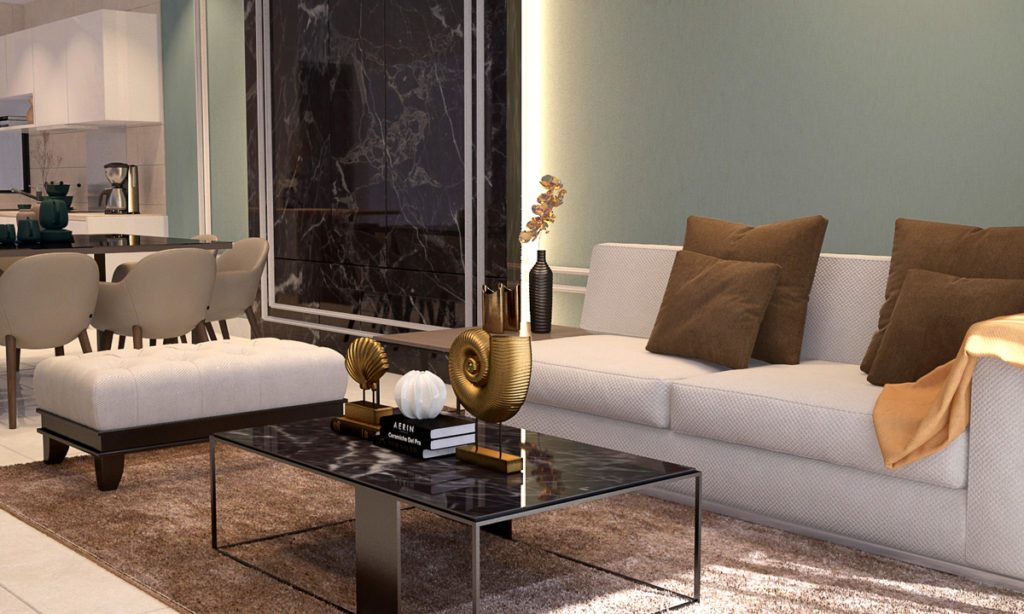 PJ Midtown, Petaling Jaya Condominium - Living Area Close Up