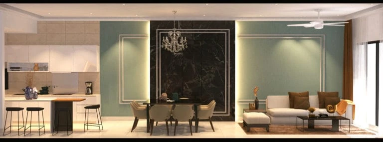 PJ Midtown, Petaling Jaya Condominium - Living and Dining Area