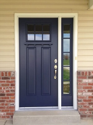 dark-blue-color-door