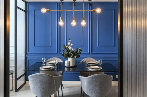 Dining area of the Dorsett Hartamas show unit by Blaine Robert Design
